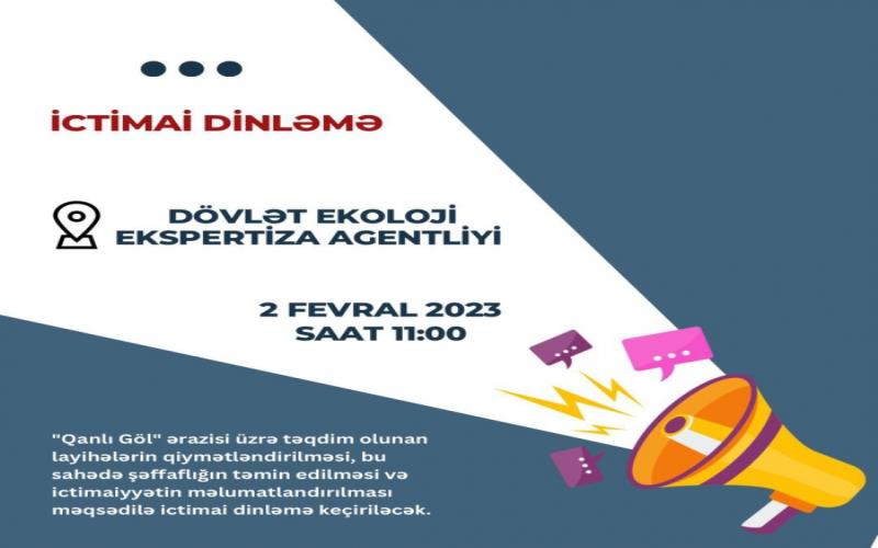 İctimai dinləmə keçiriləcək